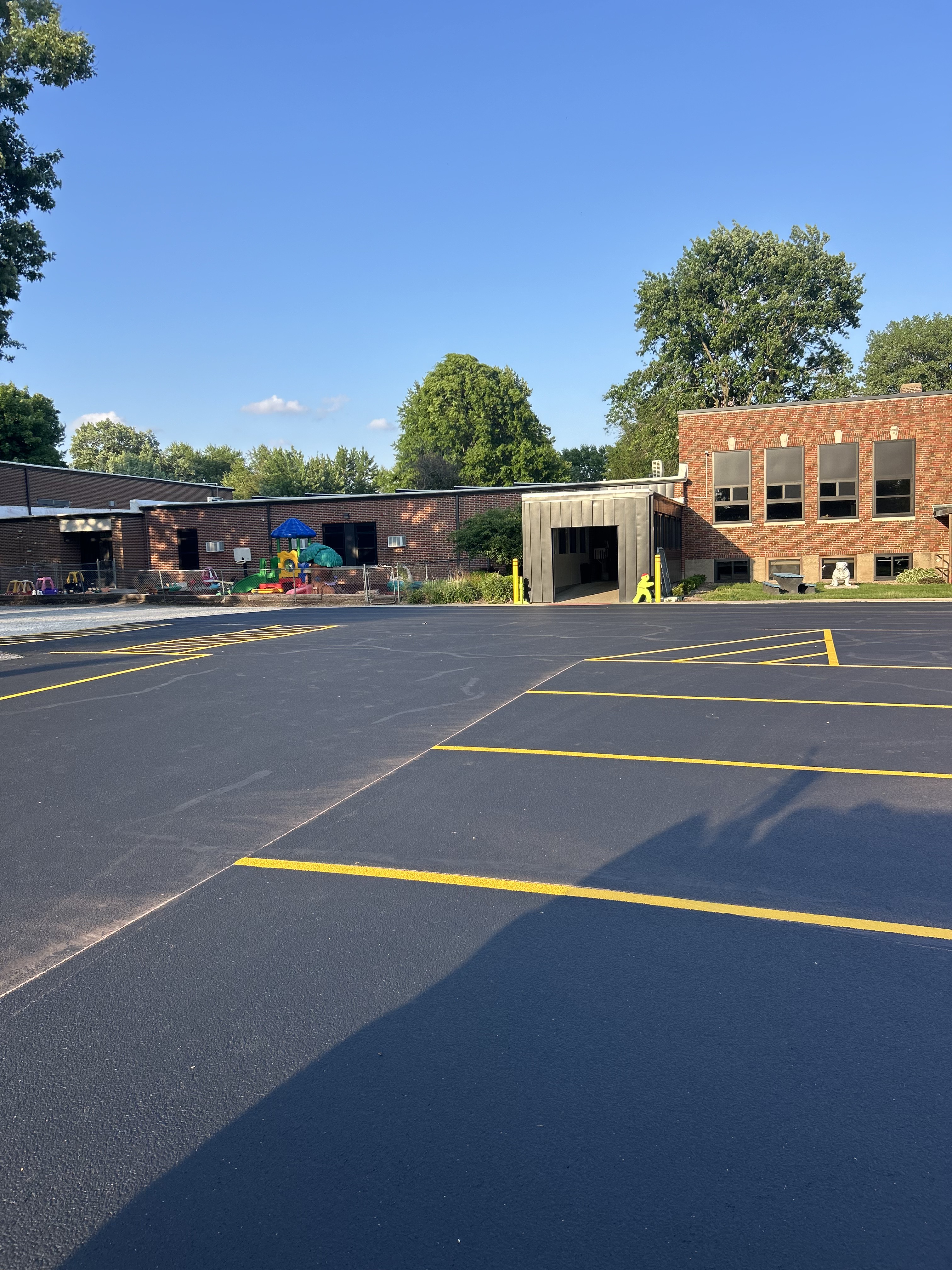 School Lot Striping
